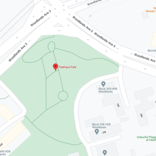 Woodlands treehaus parkour spot location singapore on google maps